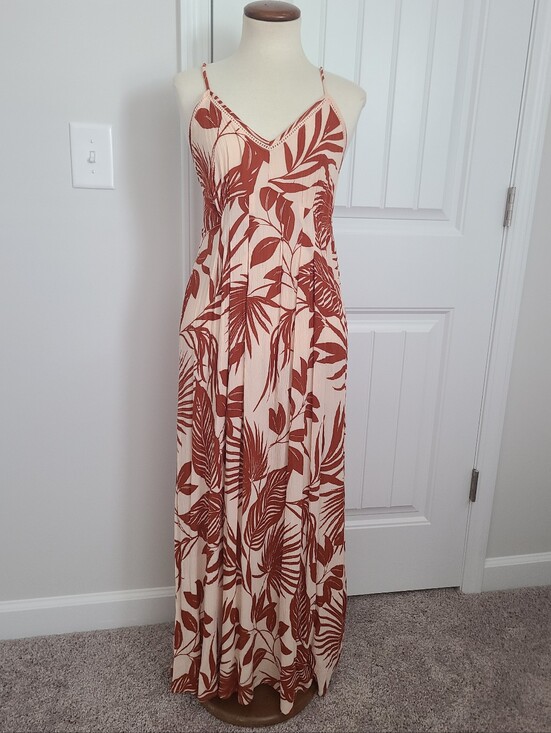 Patrons of Peace Dresses & Skirts - Tropical Print Maxi Dress Women's Size M Resort Summer Vacation Long Hawaii Luau